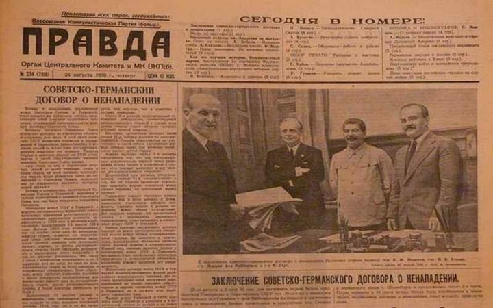 A Molotov-Ribbentrop, és közép-, kelet Európa felosztása